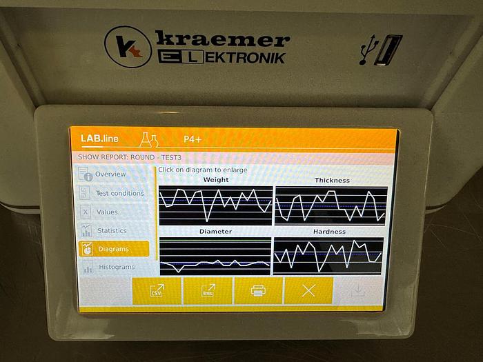 Used U 16506 - Tablet Inspection Machine Kraemer Lab.line P4+