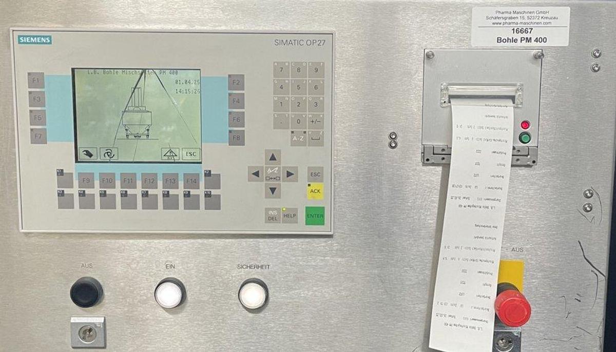 Used A 16667 D - Pharma Container Mixer 400 kg Payload BOHLE PM 400