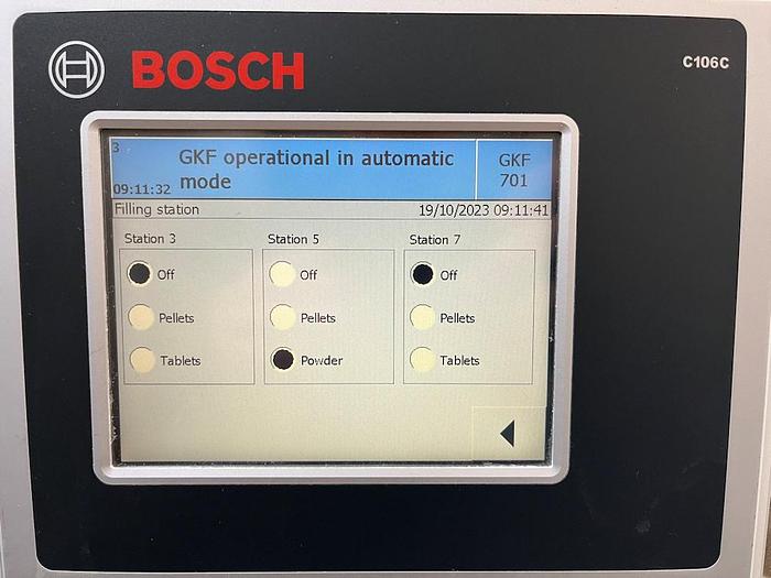 Used G 16031 E - Capsule Filler BOSCH GKF 701 for Powders