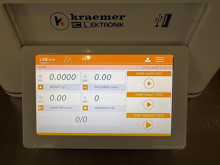 Used U 16507 - Tablet Inspection Machine Kraemer Lab.line P4+