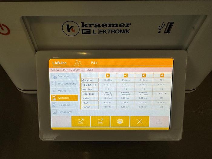 Used U 16507 - Tablet Inspection Machine Kraemer Lab.line P4+