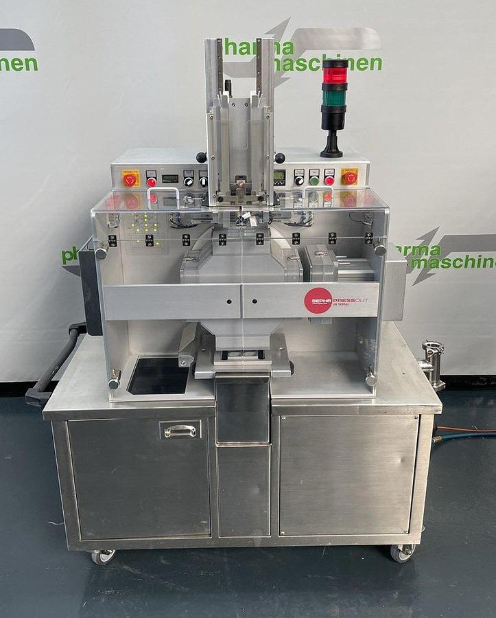 Used I 17017 D - Press-Out Universal Deblistering Machine SEPHA