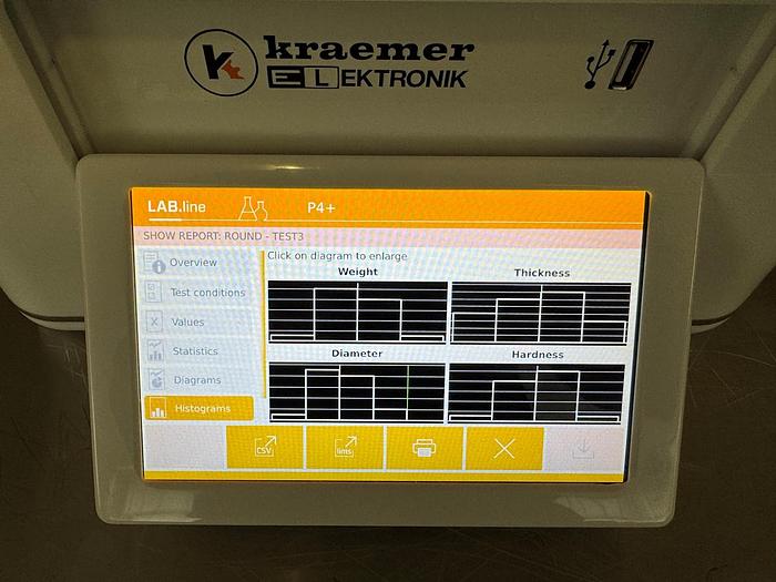 Used U 16506 - Tablet Inspection Machine Kraemer Lab.line P4+