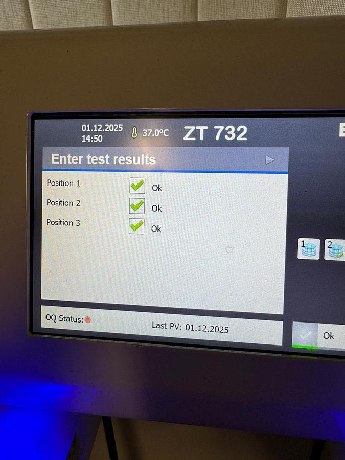 Used W 16505 E - Disintegration Tester ERWEKA ZT 732