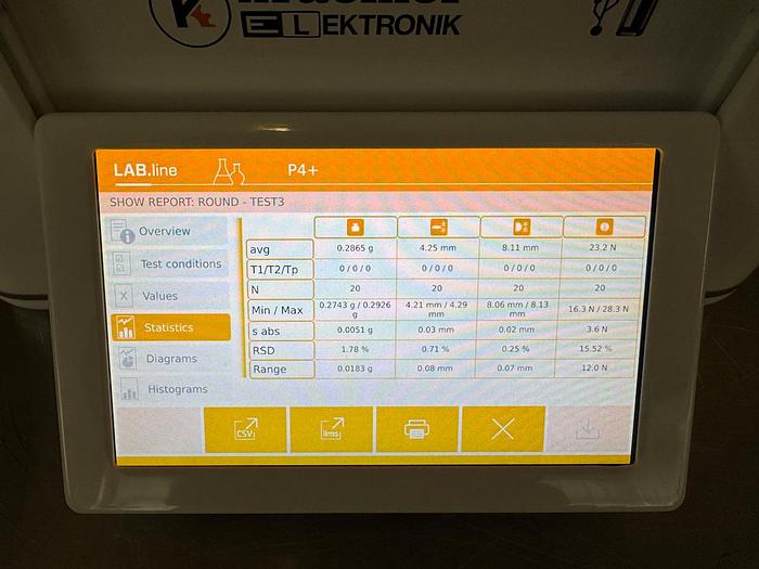 Used U 16506 - Tablet Inspection Machine Kraemer Lab.line P4+