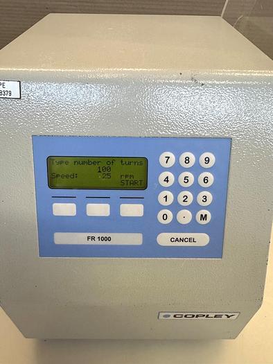 Used W 16574 E - Friability Tester COPLEY FR 1000