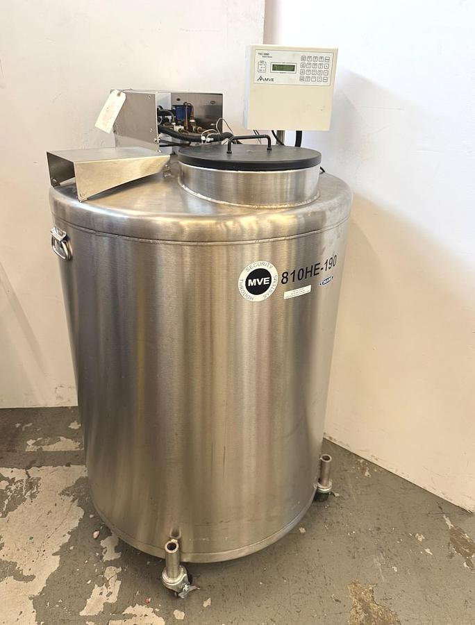 Used W 13044 E Cryogenic Storage System CHART MVE 810 HE-190 FD