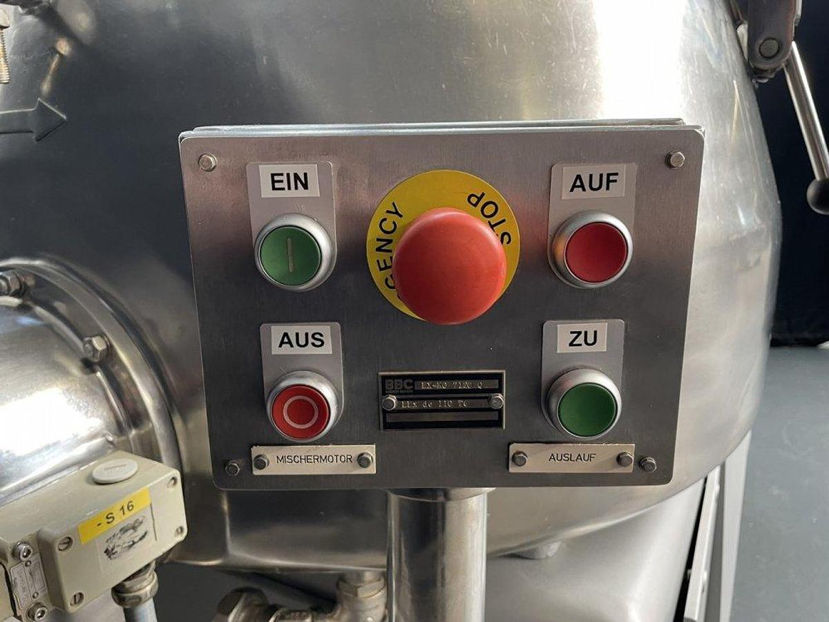 Used A 15843 D - Mixer / Granulator with Heating Jacket DIOSNA P250 A