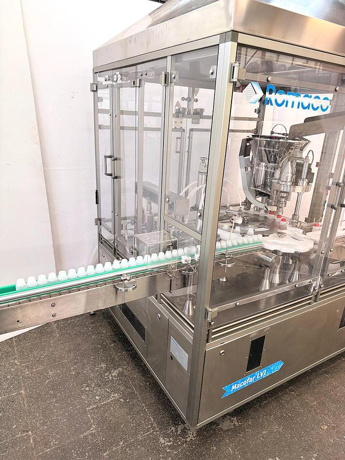 Used J 16936 E - Liquid Filler / Screw ROMACO MACOFAR LVI 4