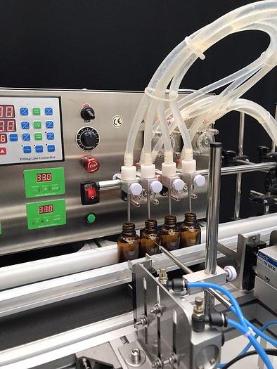 Used J 16201 D - Liquid filler with DT PP4W cap screwdriver ZONESUN ZS-DTPP4W