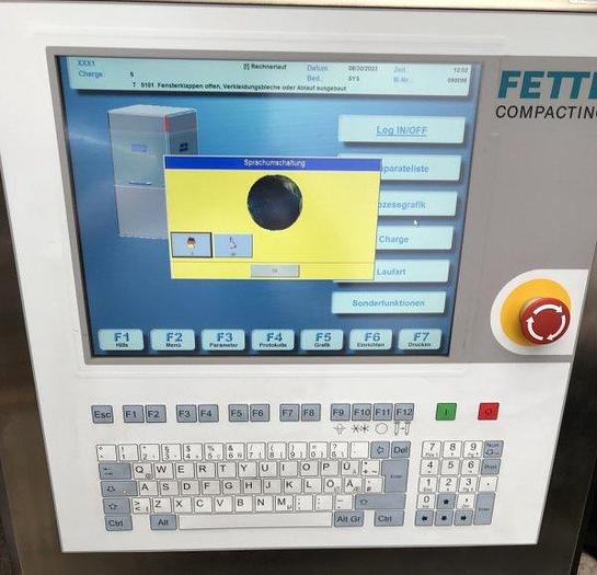 Used F 15766 D - FETTE P 1200 iC Rotary Tablet Press EU-D 20 stations