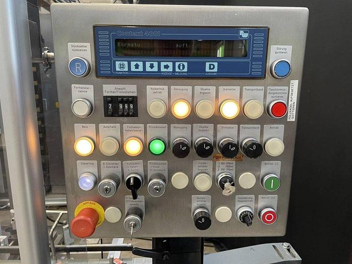 Used J 16159 D - Liquid Filling and Closing Line GRONINGER DFV 6000 - DECKERT AVR 200