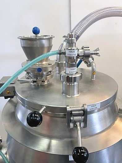 Used A 15907 E - Mixer / Granulator GLATT VG 65/10 Vertical Lab Granulator