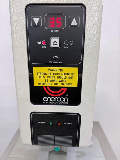 Used L 16578 E - Induction Sealer ENERCON LM3950-07 'Auto-Junior' - Semi-Auto