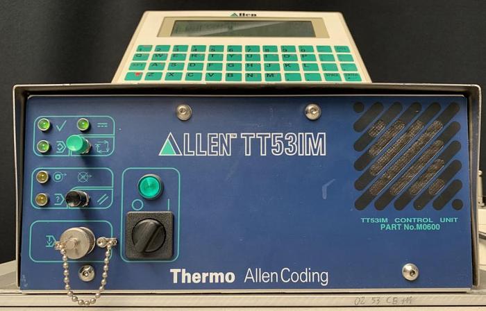 Used T 15069 D - Thermal transfer printer ALLEN TT 53 IM