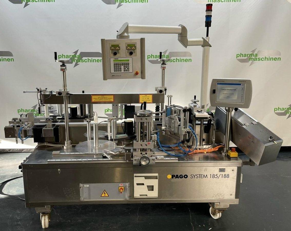 Used M 17168 D - Labeller for round objects and moulded bottles PAGOSYSTEM 188/185