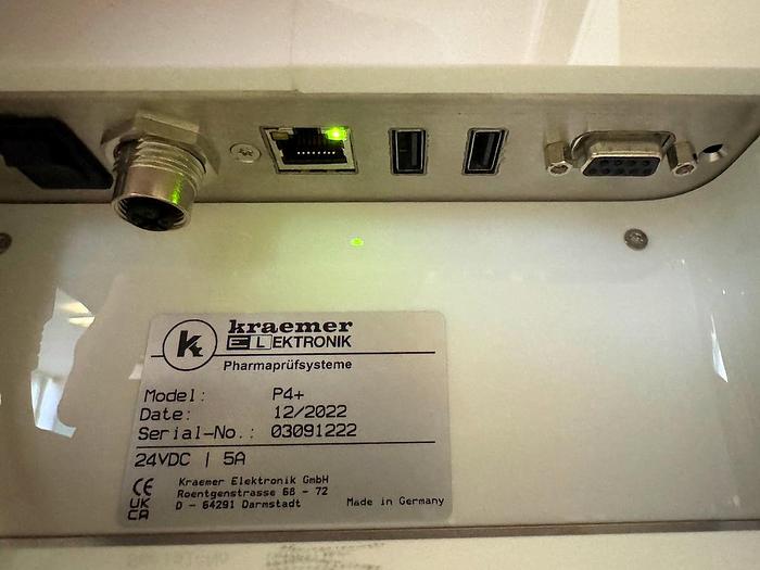 Used U 16507 - Tablet Inspection Machine Kraemer Lab.line P4+
