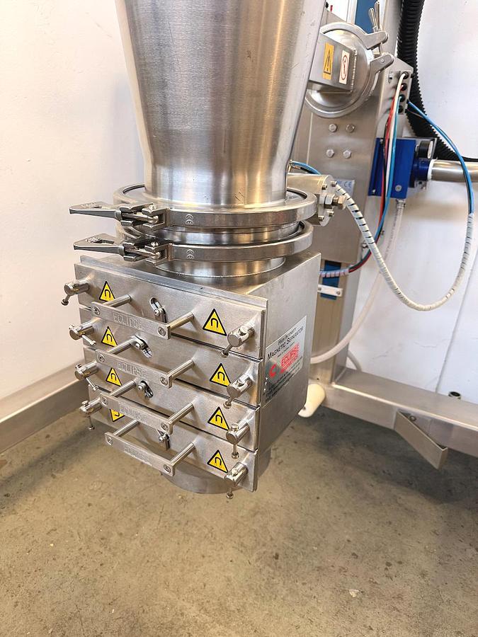 Used V 16618 E Vacuum Powder Conveying System HANNINGFIELD UNIVAC V20 / UNIHOIST HMM