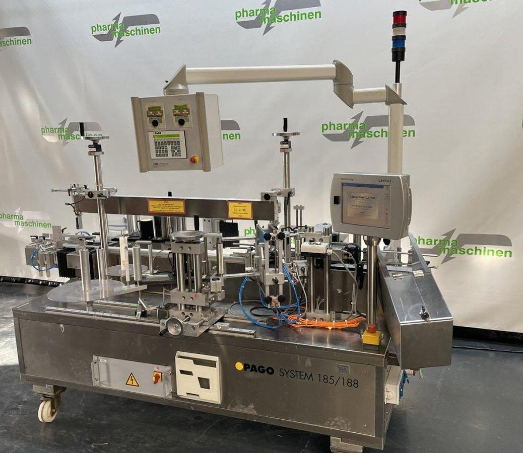 Used M 17168 D - Labeller for round objects and moulded bottles PAGOSYSTEM 188/185