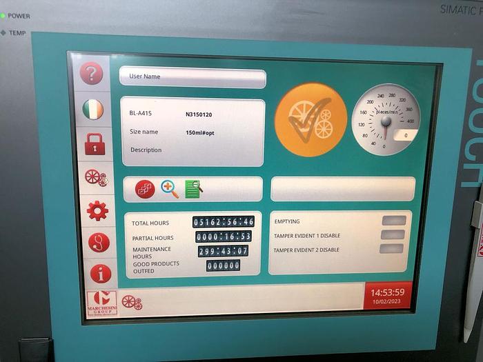 Used M 15712 E - Labeller NERI BL-A415 TE Tamper Evident