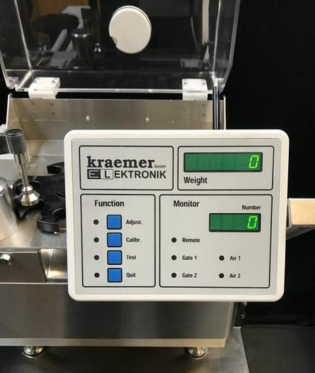 Used U 15780 D - Weighing System for Tablets KRAEMER ELEKTRONIK CIW 6.3-S16