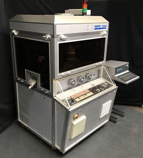 Used F 15996 D - FETTE P 2100 Tablet Press EU-BBS 47 Stations