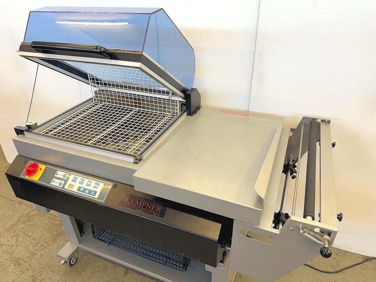 Used O 16932 E - L-Sealer with Shrink Unit KEMPNER EKH-455