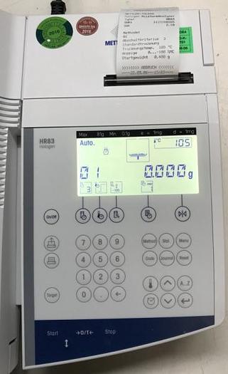 Used W 15632 D -  Halogen Dryer METTLER TOLEDO HR 83 P