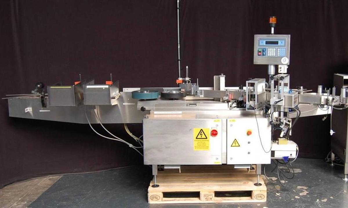 Used M 14775 D - Labeller NEWMAN 8FL for Cylindrical Objects