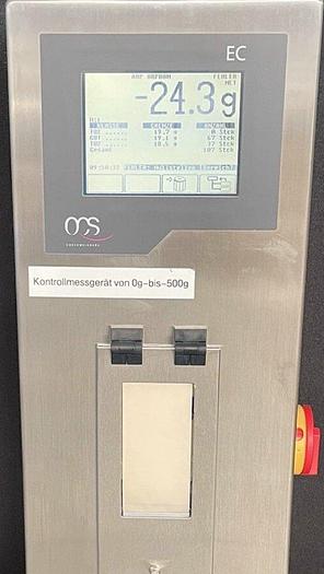 Used R 16446 D - Checkweigher up to 750 g with Printer OCS EC