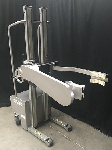 Used P 16080 D - SCHNEIDER Robusto FL 120 stainless steel pallet stacker with swivel gripper arm for drums