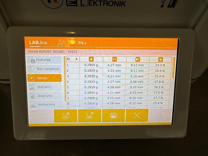 Used U 16506 - Tablet Inspection Machine Kraemer Lab.line P4+