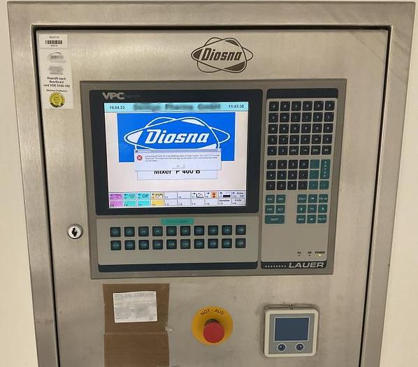 Used A 15957 D - Mixer / Granulator DIOSNA P 400 B w. Quadro Comil U20