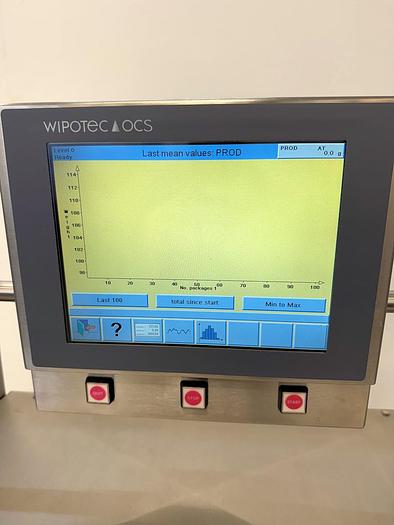 Used R 16029 E - CHECKWEIGHER WIPOTEC OCS HC For Vials / Bottles / Jars