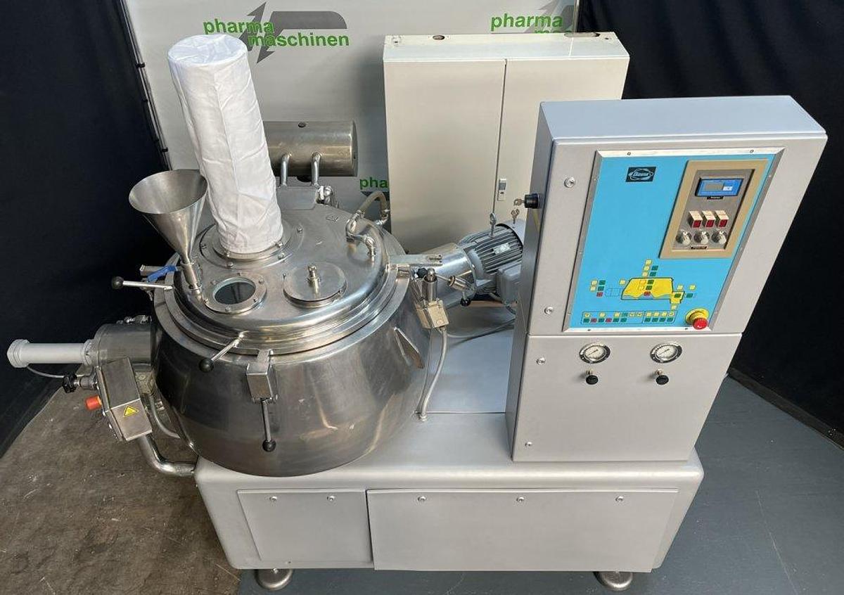 Used A 15843 D - Mixer / Granulator with Heating Jacket DIOSNA P250 A