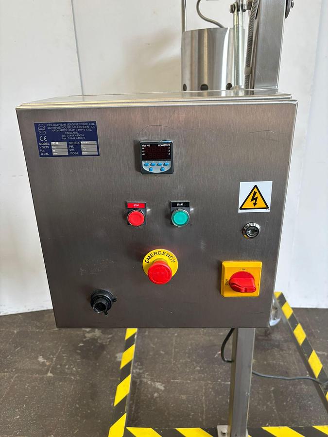 Used B 17025 E - High Shear Mixer Adelphi Coldstream CSP 06 on stand