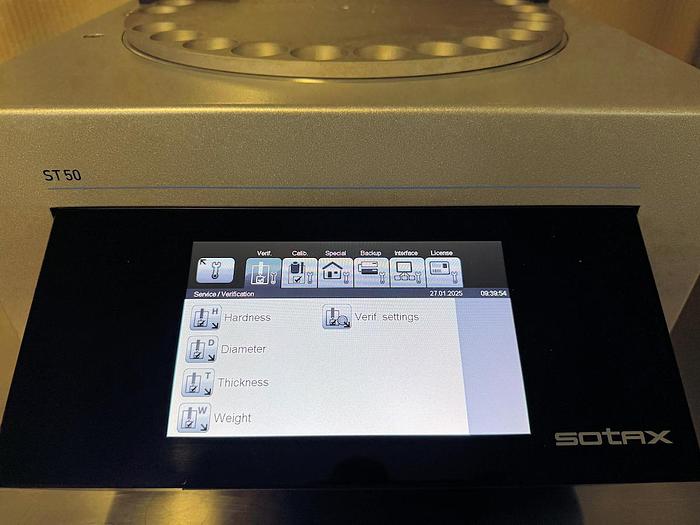 Used W 16493 E - Tablet Inspection Machine SOTAX ST50