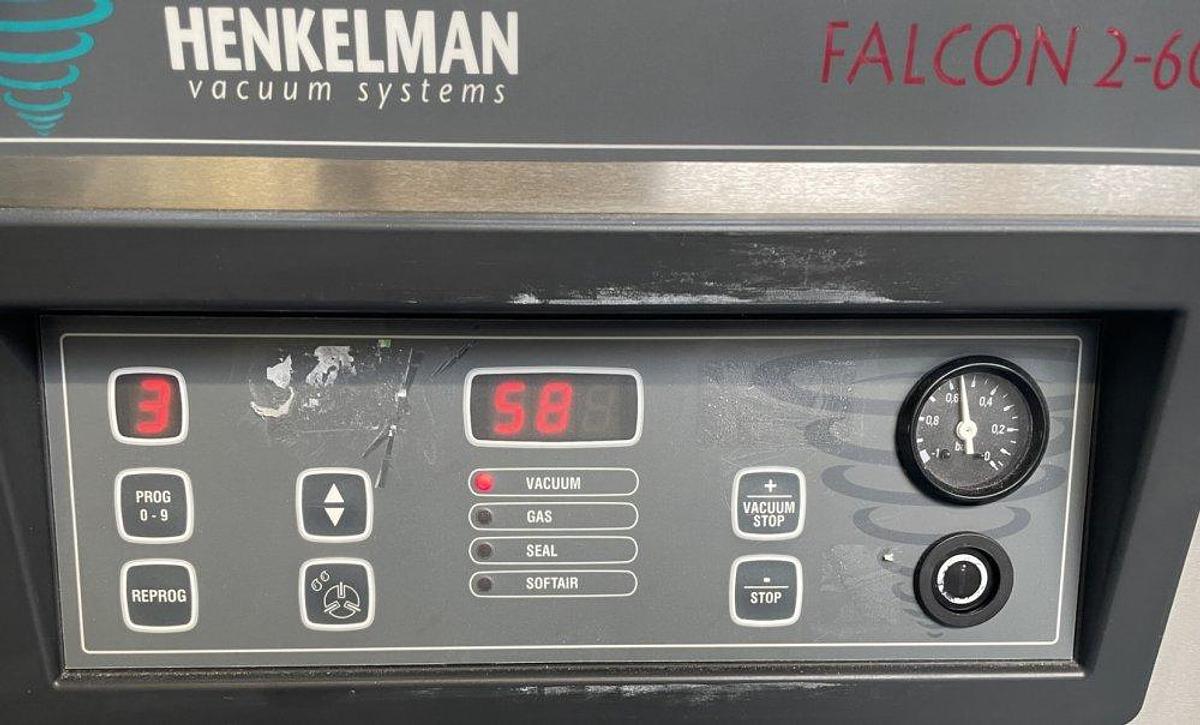 Used I 16915 D - Double chamber vacuum machine HENKELMAN Falcon 2-60 KKTSSAS