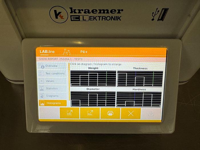 Used U 16507 - Tablet Inspection Machine Kraemer Lab.line P4+