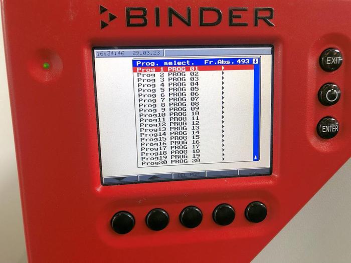 Used E 15776 E Dynamic Climate Chamber BINDER MKF 720