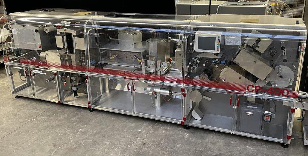 Used I 16597 D - Blisterpacking and Cartoning Line for Tablets KLÖCKNER CP 400 & P 3000