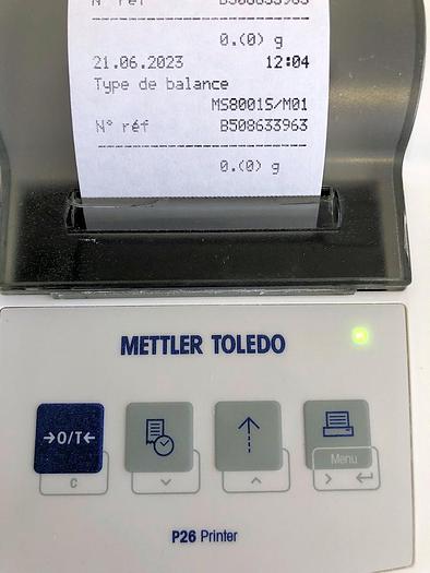 Used R 15824 E - Balance METTLER TOLEDO MS8001S/M01 - Precision