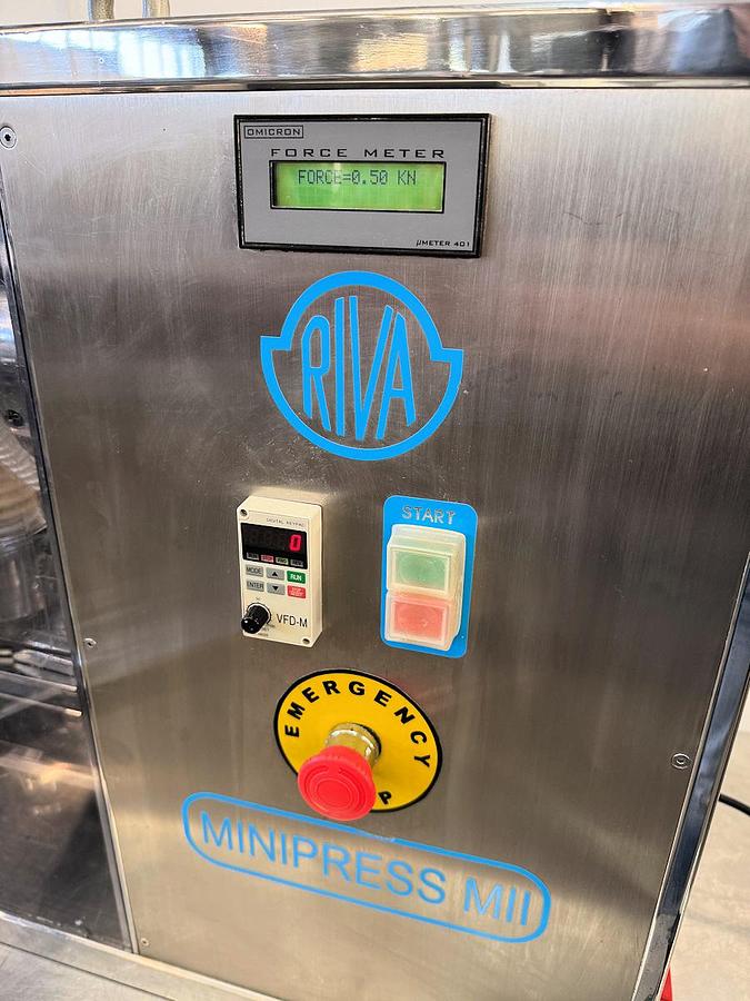Used F 16380 E - Excenter Tablet Press RIVA MINIPRESS MII - 1 Station