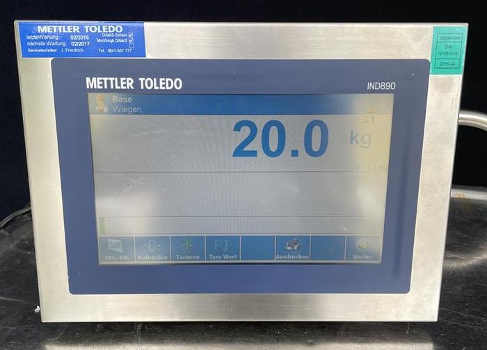 Used R 15474 D - Weigh Bridge up to 1.200 kg METTLER TOLEDO DUE 1200 S-PUA