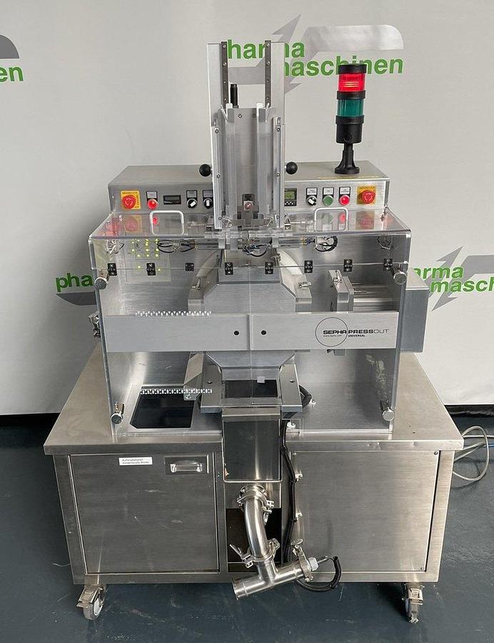 Used I 17016 D - Universal Deblistering Machine SEPHA PRESS OUT