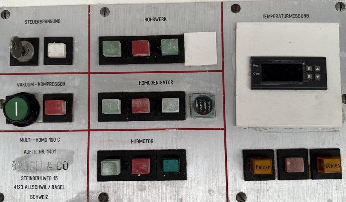 Used B 17136 - Cream Manufacturing Plant BROGLI MH 100 C