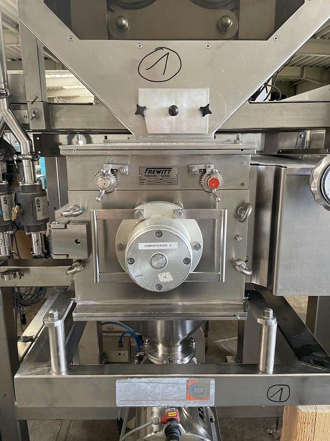 Used C 16984 D - Pharmapaktor / Dry granulation plant (Single) AZO - BEPEX - FREWITT