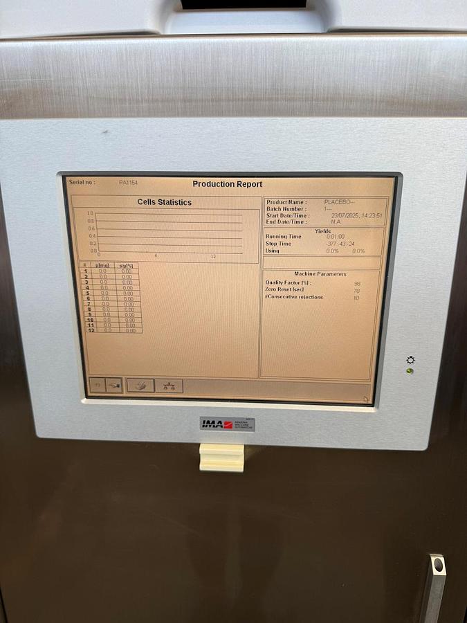 Used R 17031 E - Checkweigher for Capsules IMA PRECISA 12