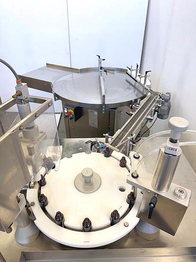 Used J 16268 E - Liquid Filler / Screw Capper OMAS MINIBLOC / TRI-1000