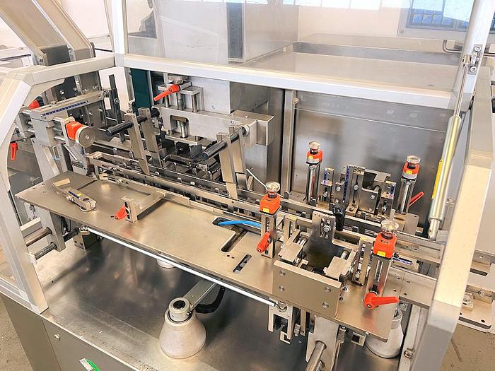 Used N 15587 E - Cartoner ROMACO PROMATIC AS 100 for Blisters
